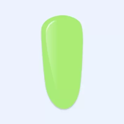 Mostruário de verniz de unha verde claro brilhante