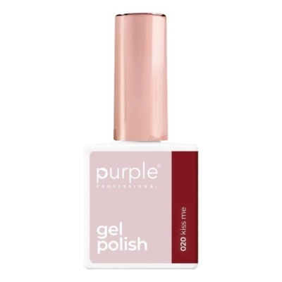 frasco de verniz gel para unhas rosa claro com tampa rosada