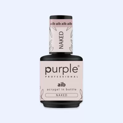 Frasco de acrygel Purple Professional cor Naked