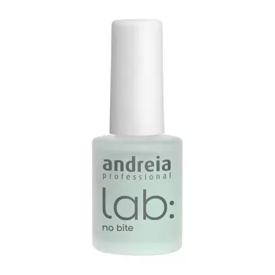 Frasco de verniz para unhas verde claro com tampa branca