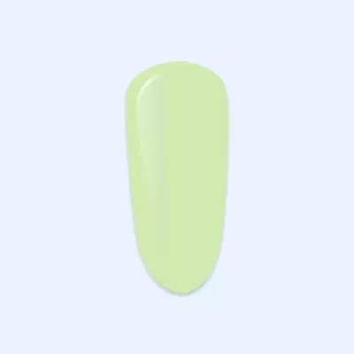 Amostra de verniz de unha verde claro brilhante
