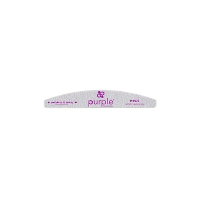 Lima para unhas roxa cinzenta com texto Purple 150/220