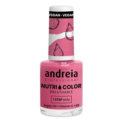 Frasco de verniz de unhas cor-de-rosa Andreia Professional Nutri Color