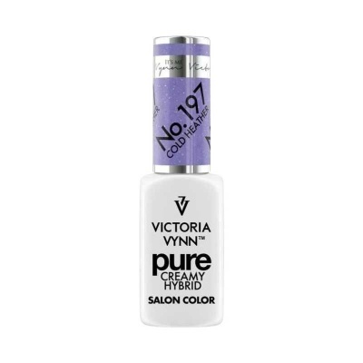 Verniz de unhas Victoria Vynn com tampa roxa e frasco branco