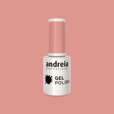 Frasco de verniz gel para unhas andreia professional rosa