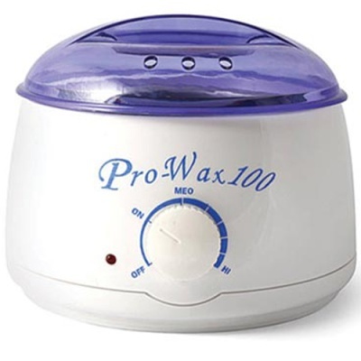 Aquecedor de cera Pro-Wax 100 branco com tampa roxa