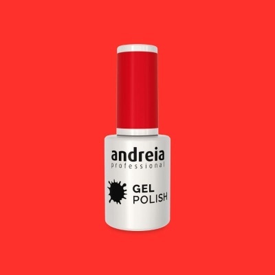 Frasco de verniz gel para unhas Andreia Professional com tampa vermelha