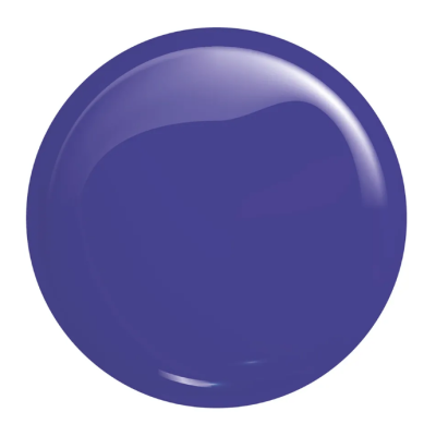 Bola azul brilhante sobre fundo branco