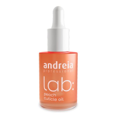 Frasco de óleo para cutículas laranja com conta-gotas branco