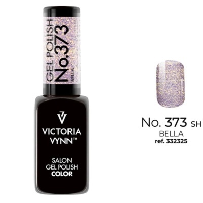 Frasco de verniz gel Victoria Vynn No. 373 Bella com cor glitter