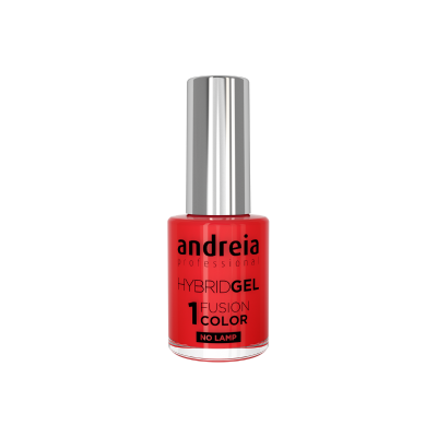 Verniz de unhas vermelho Andreia Professional com tampa prateada