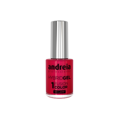 Esmalte gel vermelho Andreia professional com tampa prateada