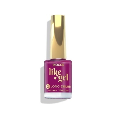 Verniz de unhas rosa fúcsia INOCOS like gel