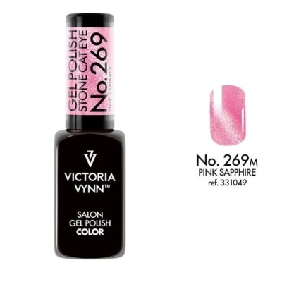 Verniz gel Victoria Vynn cor rosa Pink Sapphire No. 269