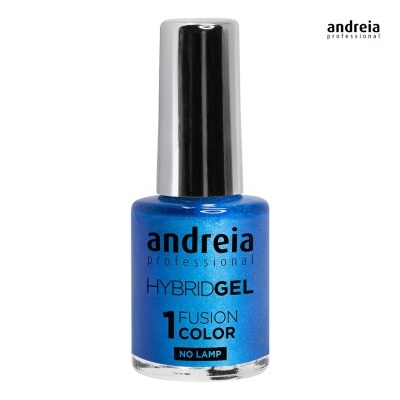 Verniz unhas azul metálico andreia professional HYBRIDGEL