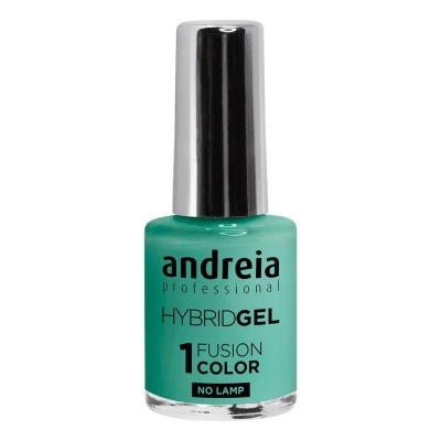 Frasco de verniz de unhas verde da Andreia Professional com tampa prateada