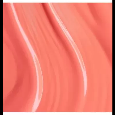 Texto com textura brilhante e cor coral