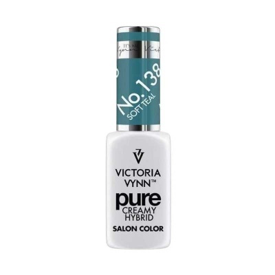 frasco de verniz de unhas Victoria Vynn azul esverdeado No. 138 Soft Teal