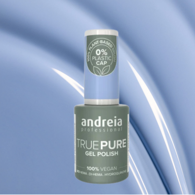 Frasco de verniz gel para unhas verde com tampa azul