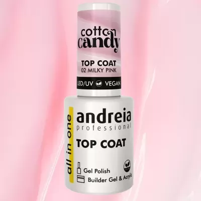 Frasco de verniz gel Andreia Professional cor rosa cotton candy