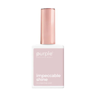 Frasco de verniz de unhas Purple Professional impecável shine