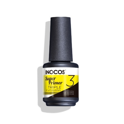 Frasco de verniz para unhas INOCOS Super Primer Triple & Vitamins nº 3