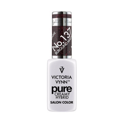 Verniz para unhas VICTORIA VYNN pure creamy hybrid No. 137 burgundy