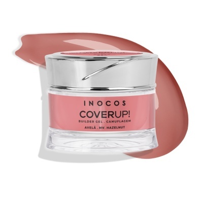 Gel construtor para unhas INOCOS Coverup cor avelã