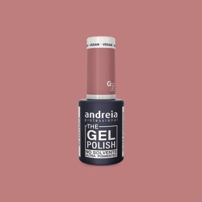 Frasco de esmalte de gel Andreia Professional cor rosa mate