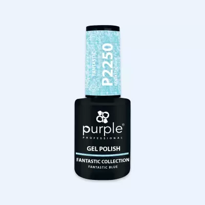 Verniz gel azul claro da Purple, coleção Fantastic Collection, código P2250.