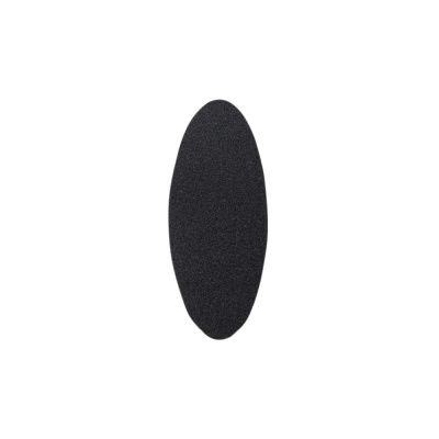 Pedra-pomes preta oval