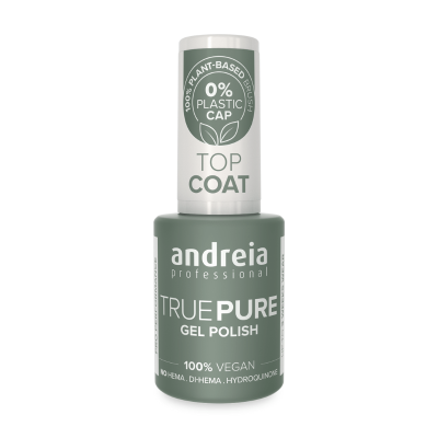 Verniz gel verde Andreia Professional com tampa branca e rótulos verdes
