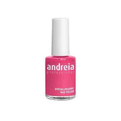 Verniz de unhas rosa andreia professional com tampa branca
