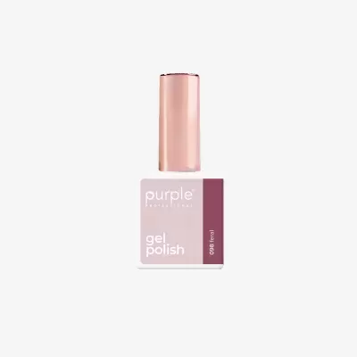 Verniz de gel Purple Professional rosa claro com tampa rosa