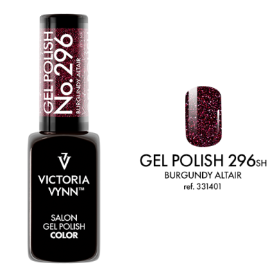 Esmalte em gel Victoria Vynn cor Burgundy Altair No. 296 com brilho