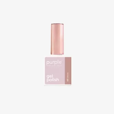 Frasco de verniz gel rosa claro da marca Purple Professional