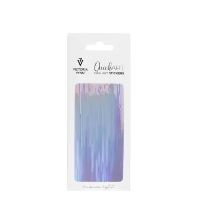 Autocolantes Quick Art holográficos para nail art da Victoria Vynn em embalagem branca
