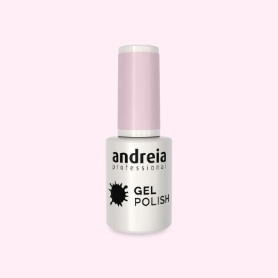 Frasco de verniz gel branco com tampa rosa claro