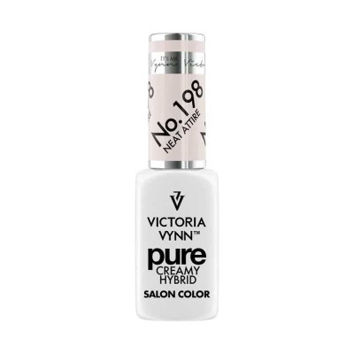 Frasco branco de verniz para unhas Victoria Vynn No.198