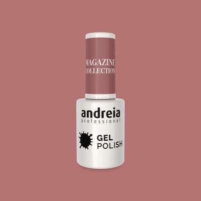 Frasco de verniz gel Andreia professional cor rosa acastanhado