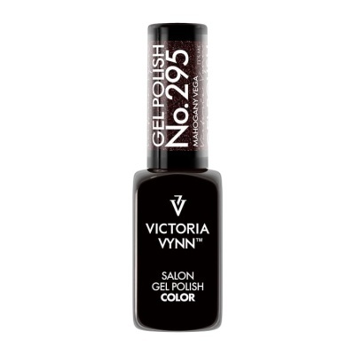 Frasco de verniz gel preto com rótulo branco