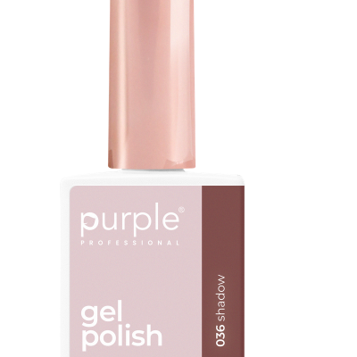 Esmalte em gel cor 036 shadow com tampa rosa