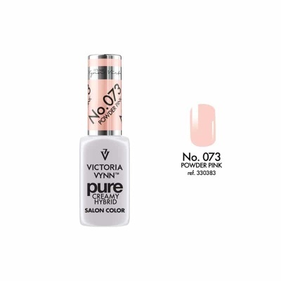 Esmalte de unhas rosa claro Victoria Vynn Pure Creamy Hybrid No. 073