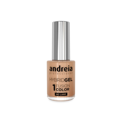 Esmalte de unhas Andreia Professional Hybrid Gel bege claro com tampa prateada.