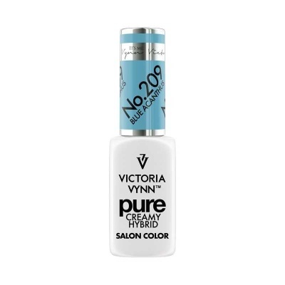 frasco de verniz de unhas branco com tampa azul e texto