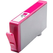 Cartucho de tinta rosa com etiqueta 344 XL