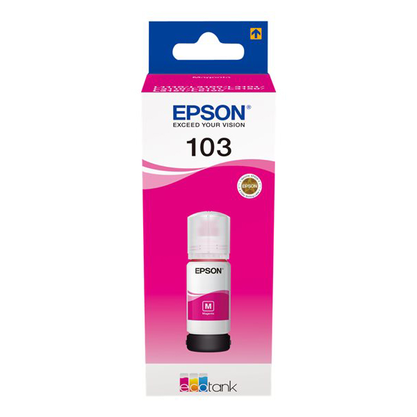 Embalagem de tinta Epson Ecotank magenta 103