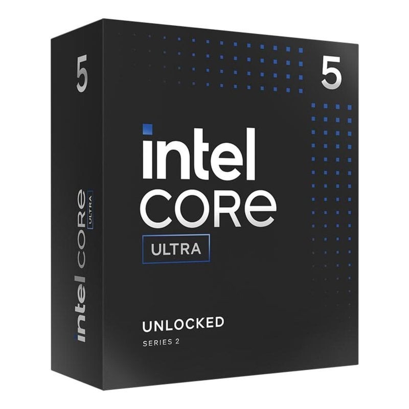 Embalagem preta do processador Intel Core i5 Ultra desbloqueado série 2