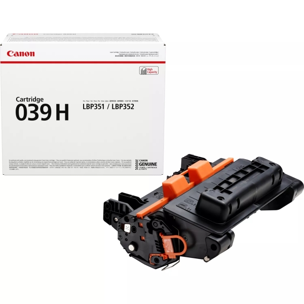 Cartucho de tinta Canon Cartridge 039H LBP351 / LBP352 com embalagem branca