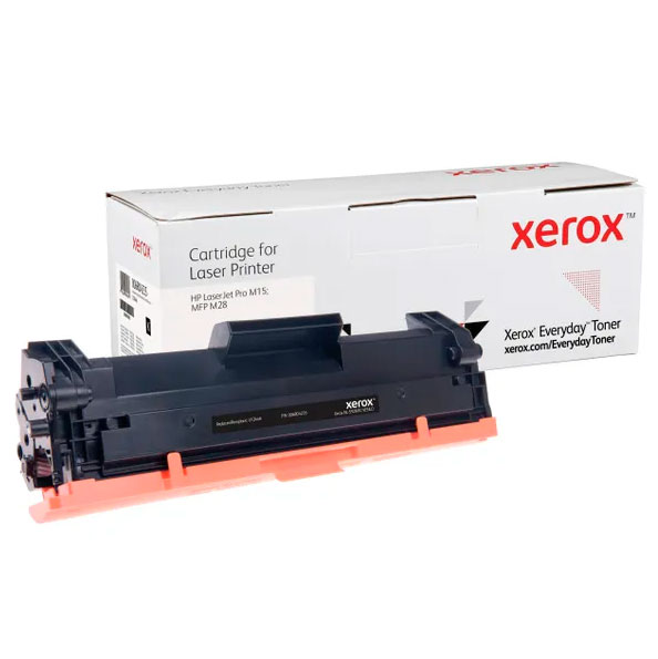 Toner Xerox preto com embalagem branca para impressora laser